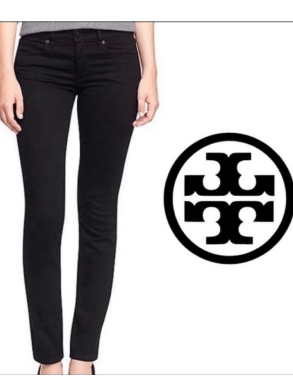 Tory Burch⨠Skinny Jeans in Black size 27